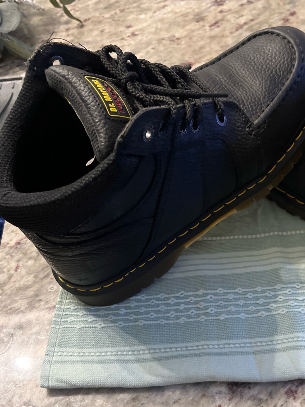 Dr. Martens Industrial Steel Toe Leather Boots- Size 13